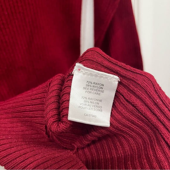 💠3/$10 JOSEPH A. Turtleneck Ribbed Long Sleeves Knit Top - Picture 4 of 5